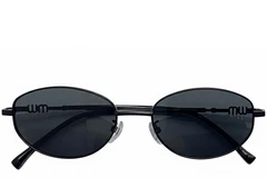 BS0824-0179_Black_Oval_Metal_sunglasses_front