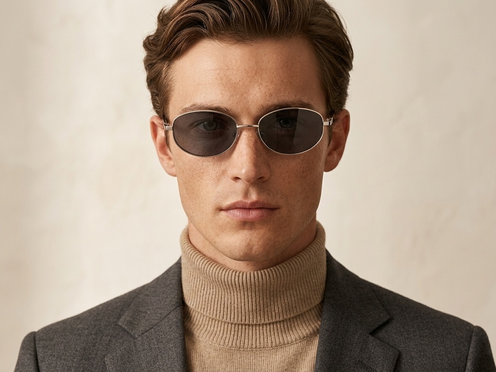 BS0824-0182_Golden_Oval_Metal_sunglasses-tryon_male