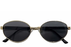 BS0824-0193_Golden_Oval_Metal_sunglasses_front