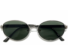 BS0824-0195_Silver_Oval_Metal_sunglasses_front