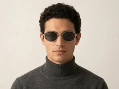 BS0824-0196_Silver_Oval_Metal_sunglasses-tryon_male