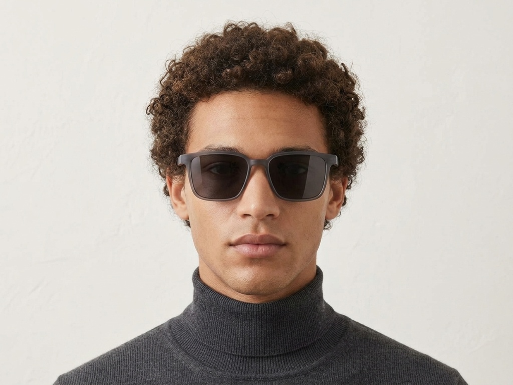 BS0824-0202_Grey_Rectangular_TR90_sunglasses-tryon_male
