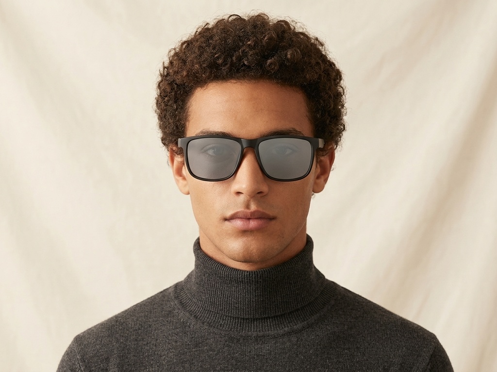 BS0824-0203_Black_Rectangular_TR90_sunglasses-tryon_male