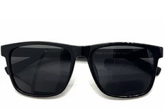 BS0824-0205_Black_Rectangular_TR90_sunglasses_front