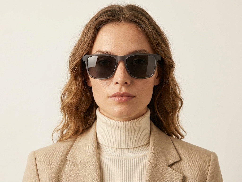 BS0824-0207_Grey_Rectangular_TR90_sunglasses-tryon_female