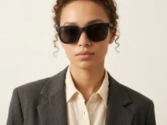 BS0824-0208_Black_Rectangular_TR90_sunglasses-tryon_female