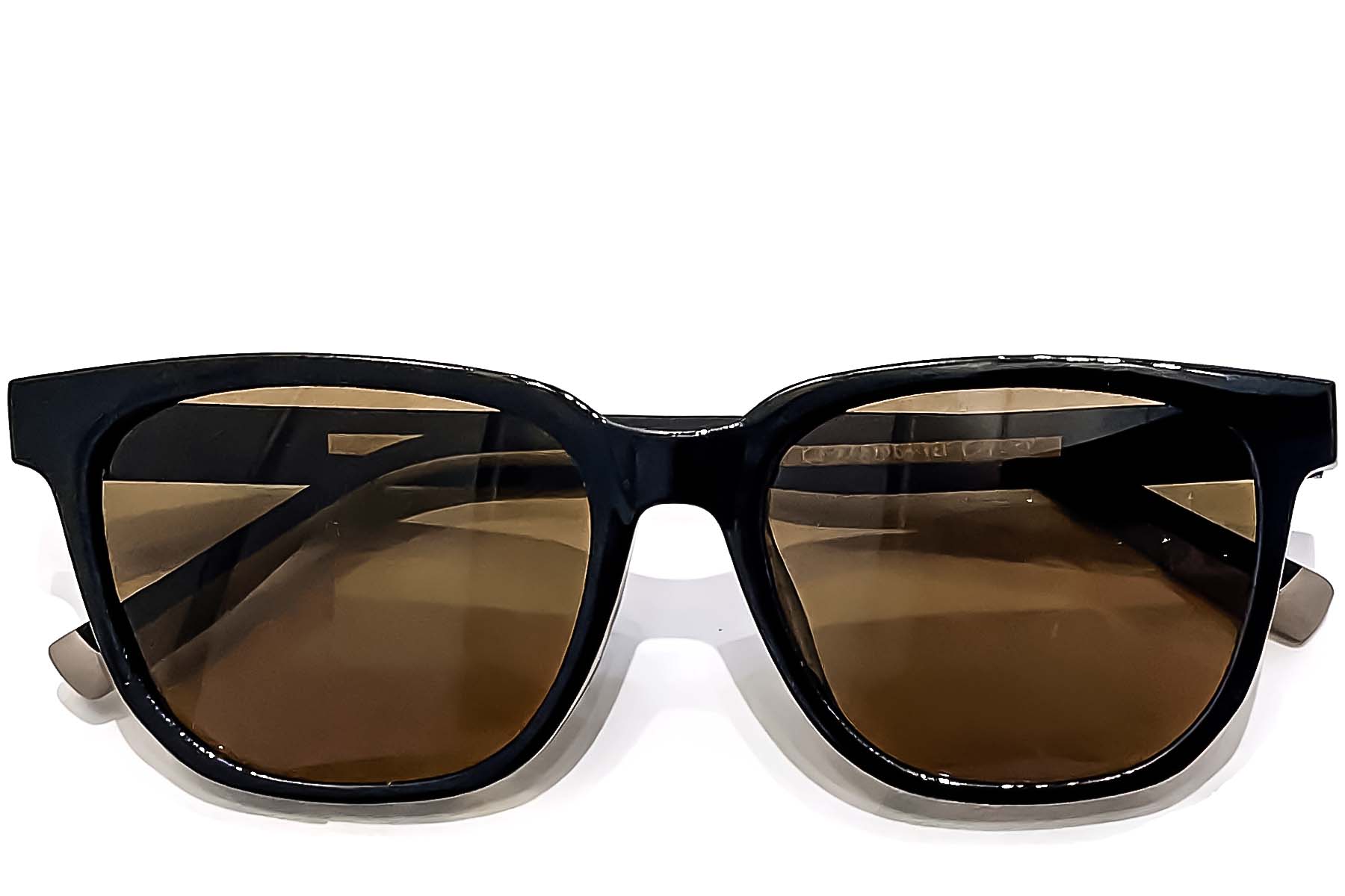 BS0824-0209_Black_Rectangular_TR90_sunglasses_front