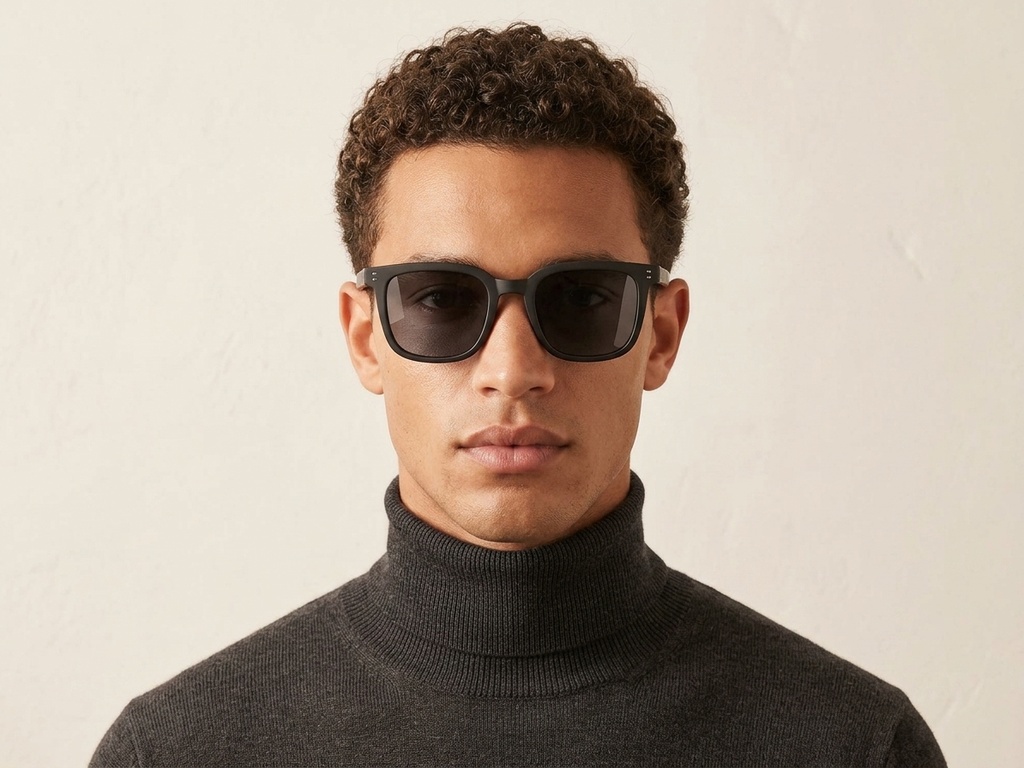 BS0824-0213_Black_Rectangular_TR90_sunglasses-tryon_male