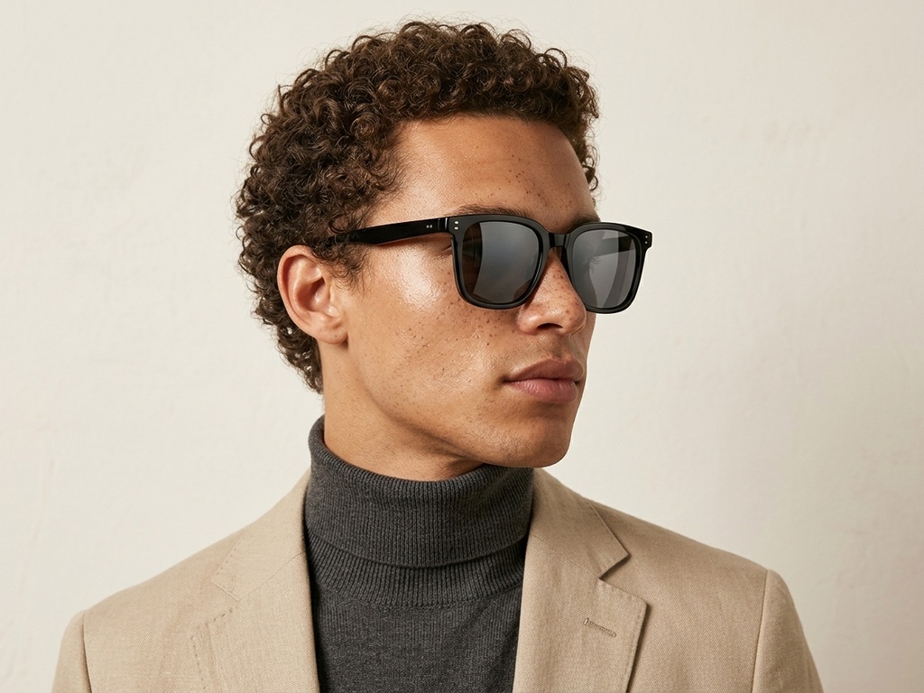 BS0824-0214_Black_Rectangular_TR90_sunglasses-tryon_male