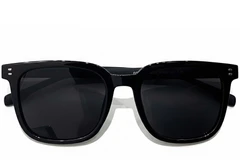 BS0824-0214_Black_Rectangular_TR90_sunglasses_front