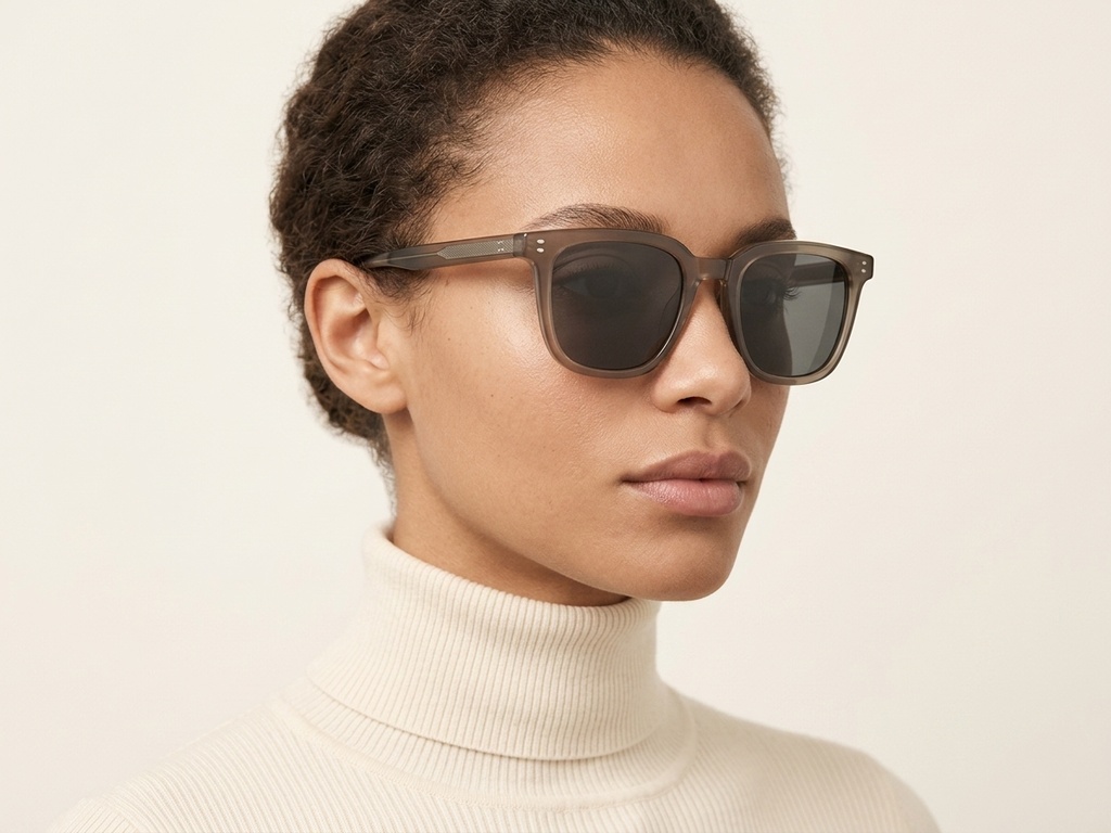 BS0824-0215_Brown_Rectangular_TR90_sunglasses-tryon_female