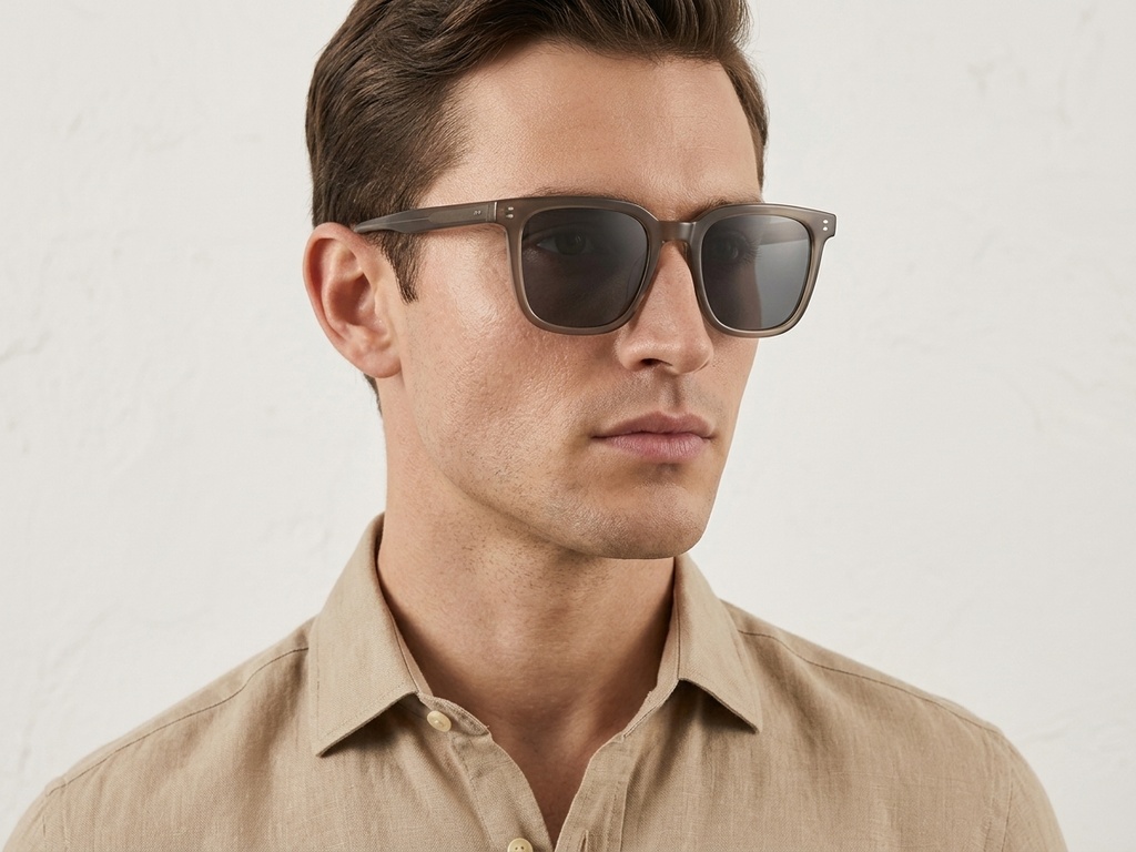 BS0824-0215_Brown_Rectangular_TR90_sunglasses-tryon_male