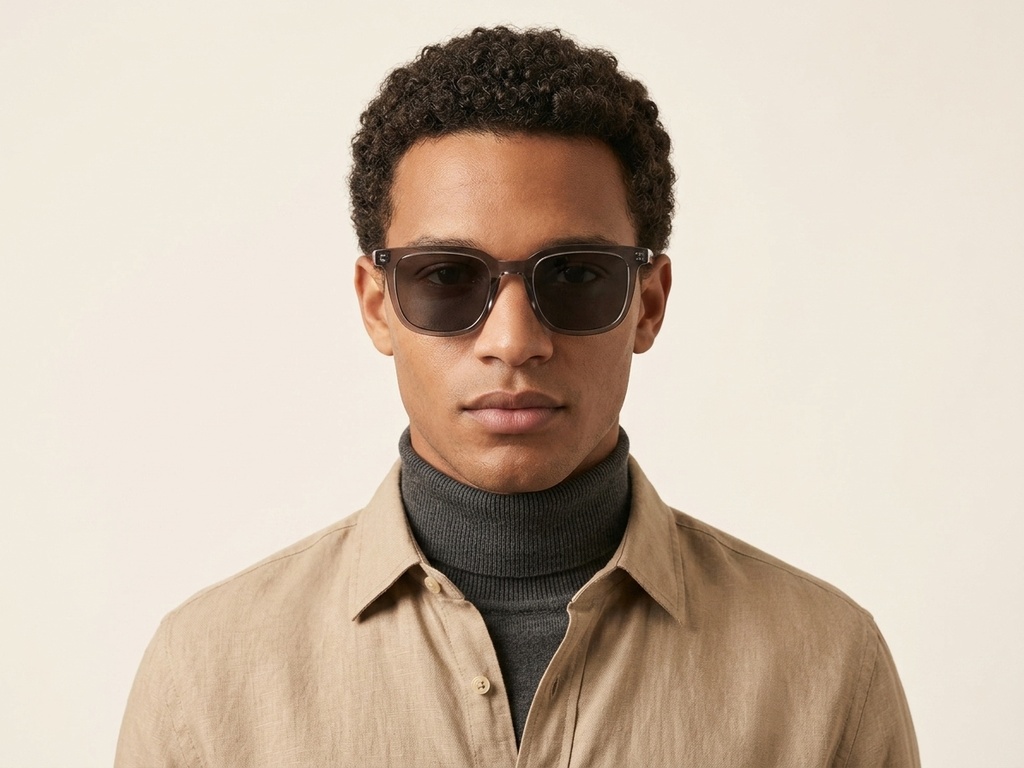 BS0824-0217_Grey_Rectangular_TR90_sunglasses-tryon_male