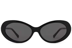 BS0824-0223_Black_Oval_TR90_sunglasses_front