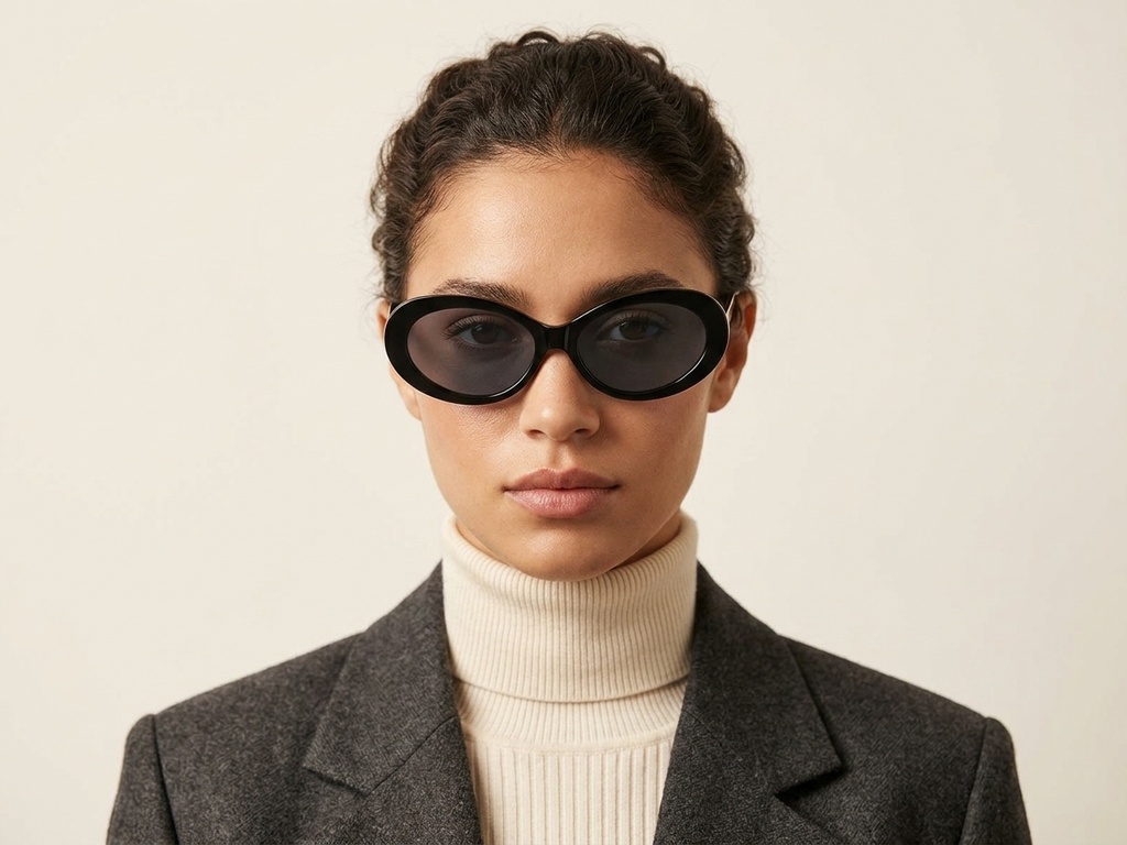 BS0824-0224_Black_Oval_TR90_sunglasses-tryon_female