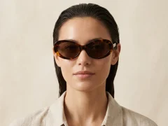 Oval Tortoiseshell TR90 Sunglasses #BS0824-0225