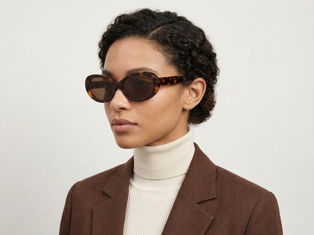 BS0824-0225_Tortoiseshell_Oval_TR90_sunglasses-tryon_female