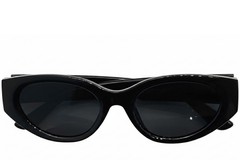 BS0824-0226_Black_Oval_TR90_sunglasses_front