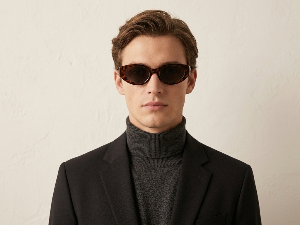 BS0824-0228_Tortoiseshell_Oval_TR90_sunglasses-tryon_male
