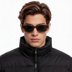 BS0824-0229_Brown_Oval_TR90_sunglasses_model