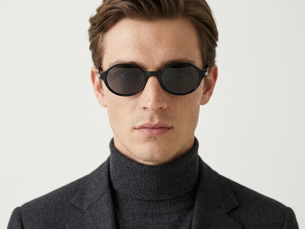 BS0824-0230_Black_Oval_TR90_sunglasses-tryon_male