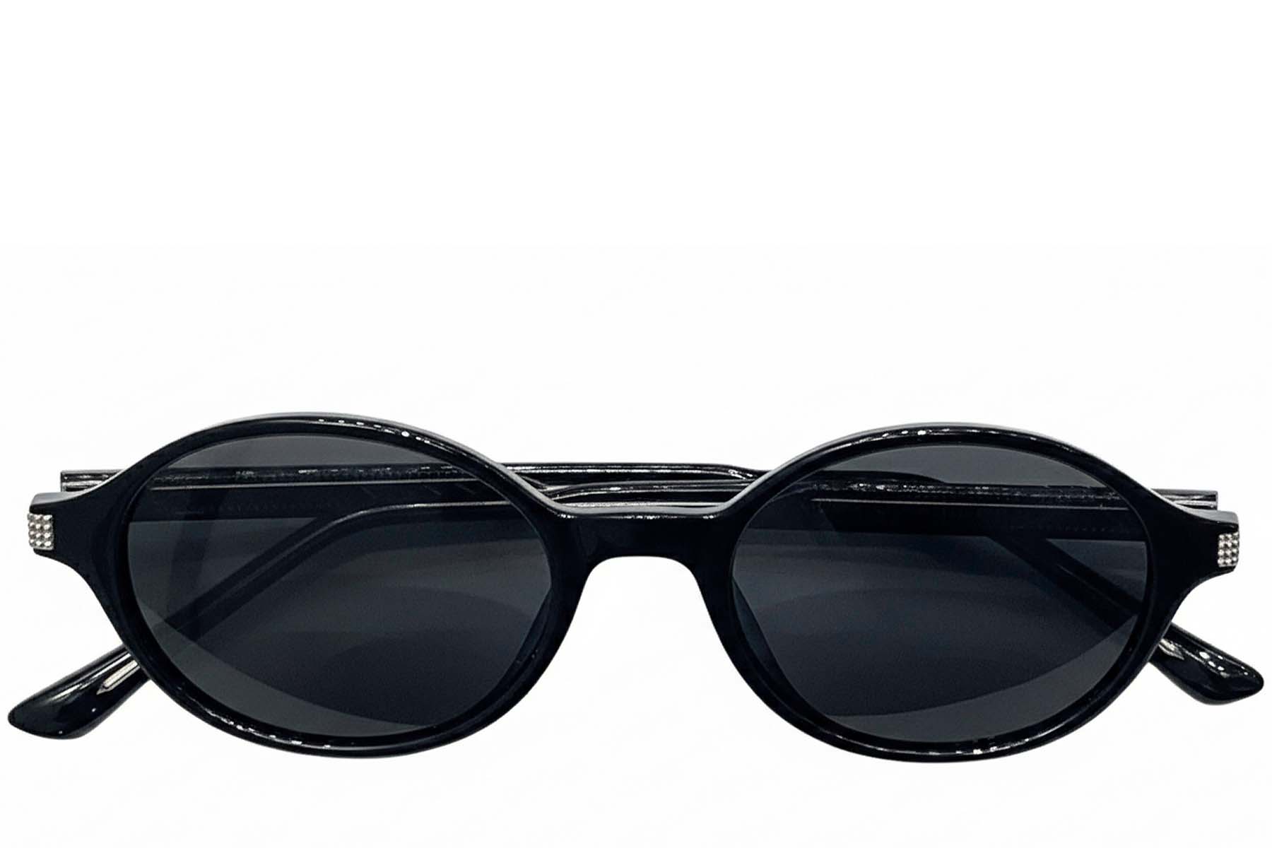 BS0824-0230_Black_Oval_TR90_sunglasses_front