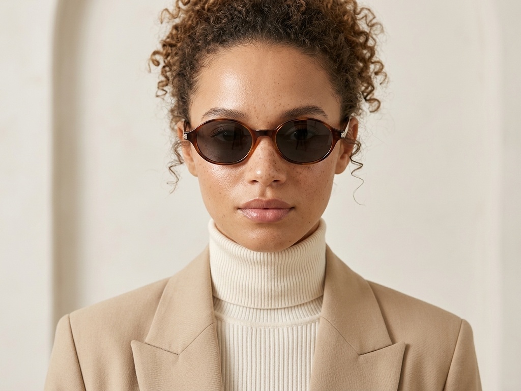 BS0824-0233_Tortoiseshell_Oval_TR90_sunglasses-tryon_female