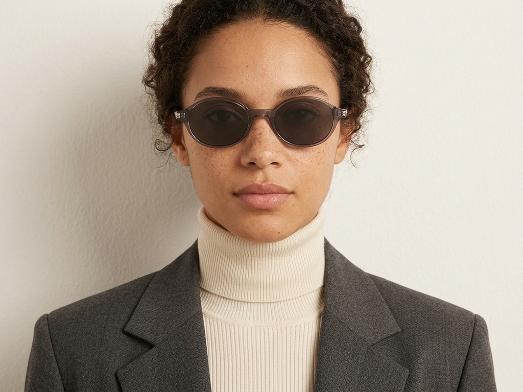 BS0824-0234_Grey_Oval_TR90_sunglasses-tryon_female