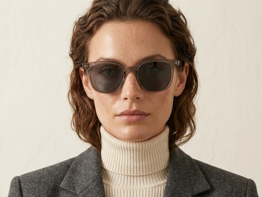 BS0824-0242_Brown_Rectangular_TR90_sunglasses-tryon_female