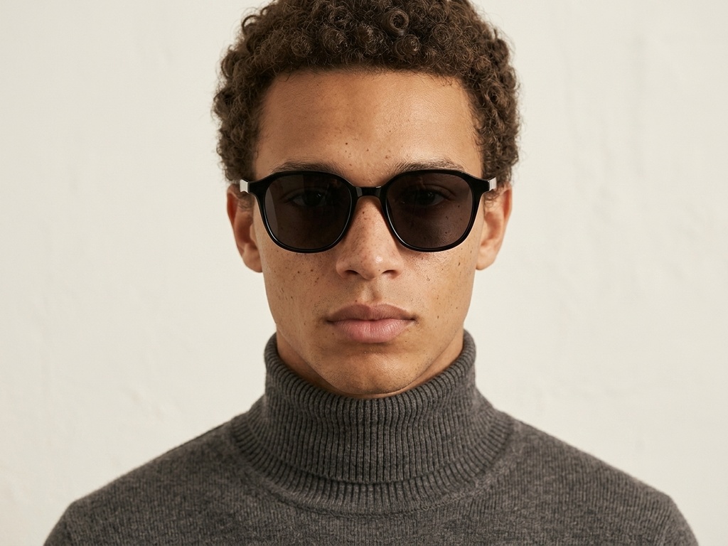 BS0824-0251_Black_Rectangular_TR90_sunglasses-tryon_male