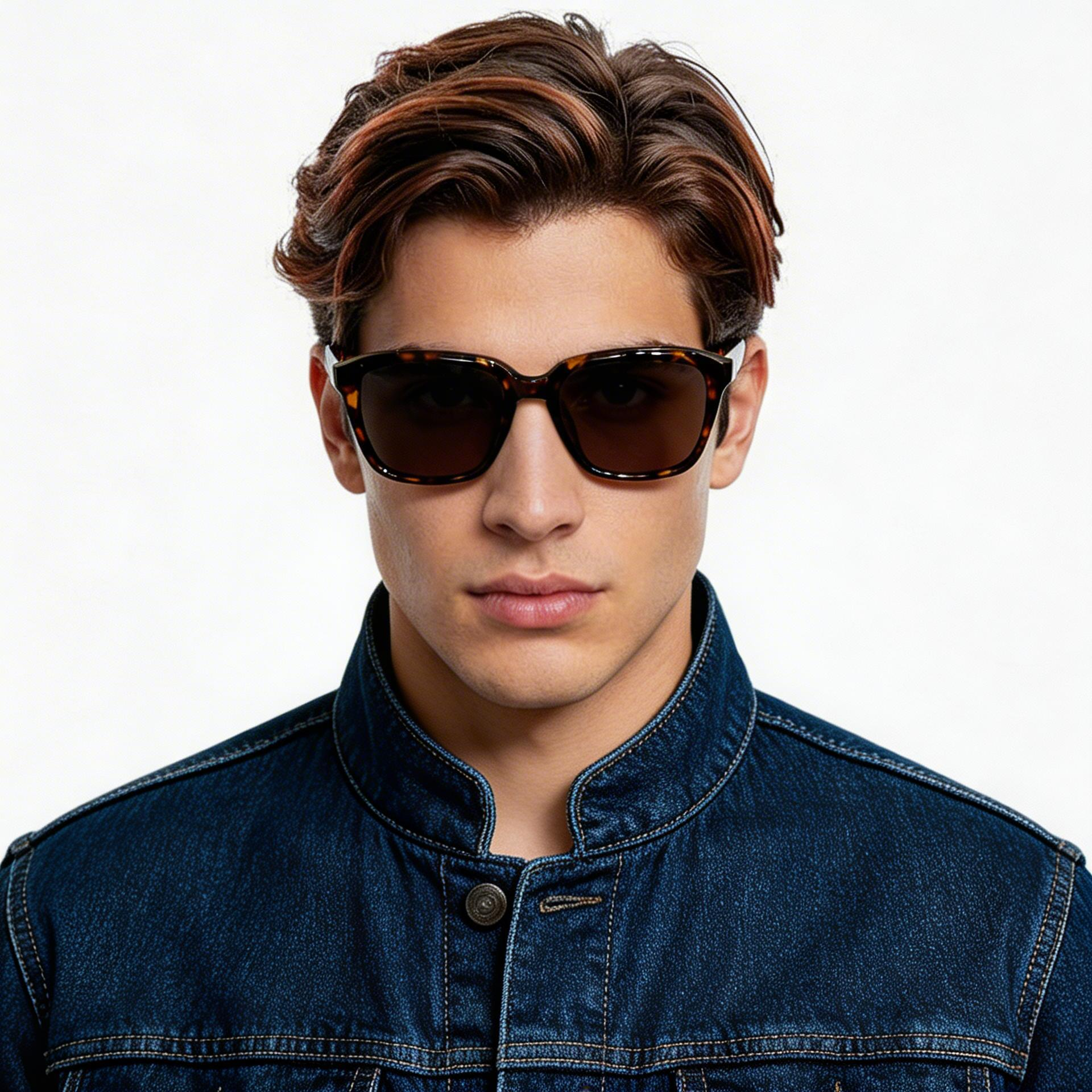 BS0824-0261_Tortoiseshell_Rectangular_TR90_sunglasses_model