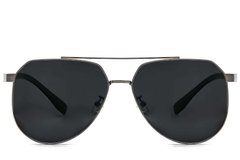 BS0824-0262_Grey_Aviator_Metal_sunglasses_front