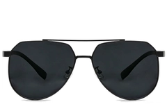 BS0824-0263_Black_Aviator_Metal_sunglasses_front