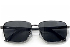 BS0824-0267_Grey_Rectangular_Metal_sunglasses_front