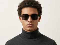 BS0824-0273_Black_Geometric_Metal_sunglasses-tryon_male