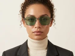 BS0824-0276_Grey_Geometric_Metal_sunglasses-tryon_female