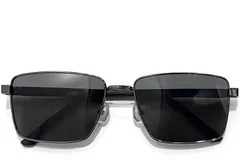 BS0824-0277_Grey_Rectangular_Metal_sunglasses_front