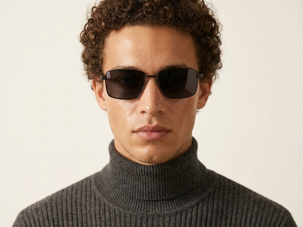 BS0824-0278_Black_Rectangular_Metal_sunglasses-tryon_male