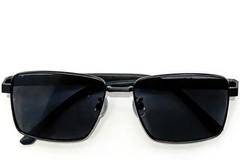 BS0824-0278_Black_Rectangular_Metal_sunglasses_front