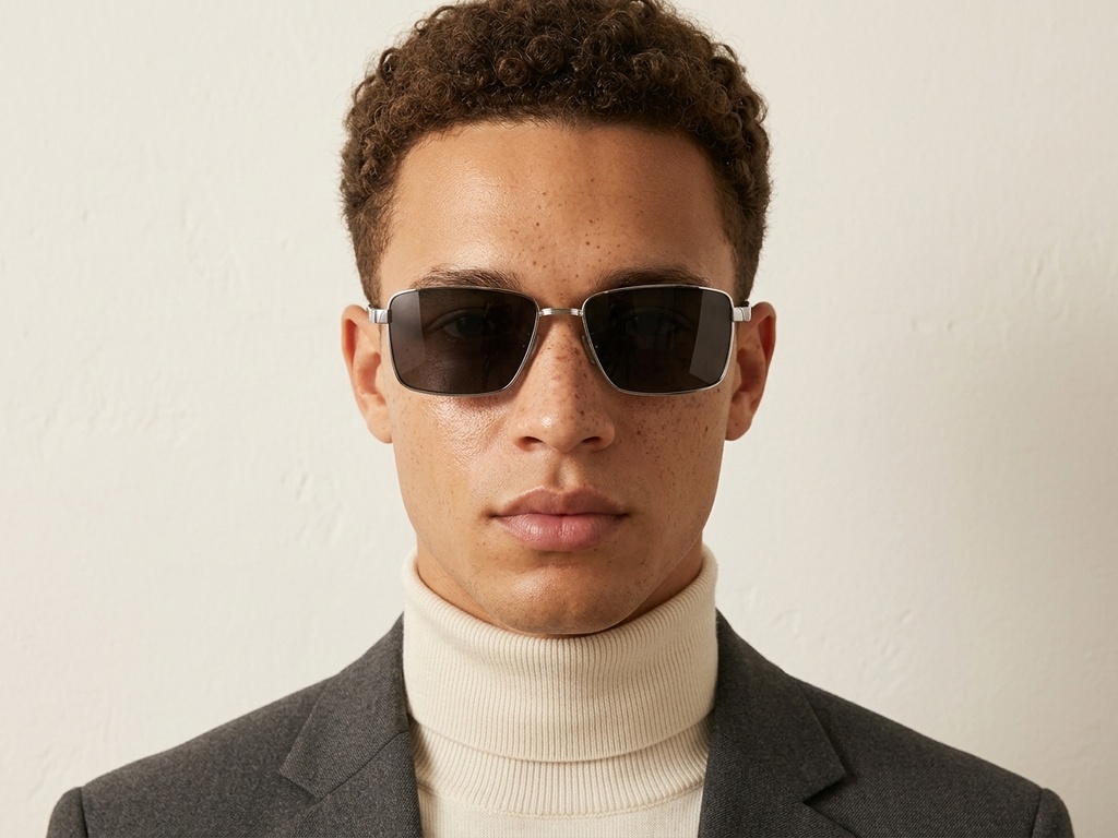 BS0824-0280_Black_Rectangular_Metal_sunglasses-tryon_male