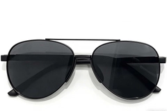 BS0824-0283_Black_Aviator_Metal_sunglasses_front