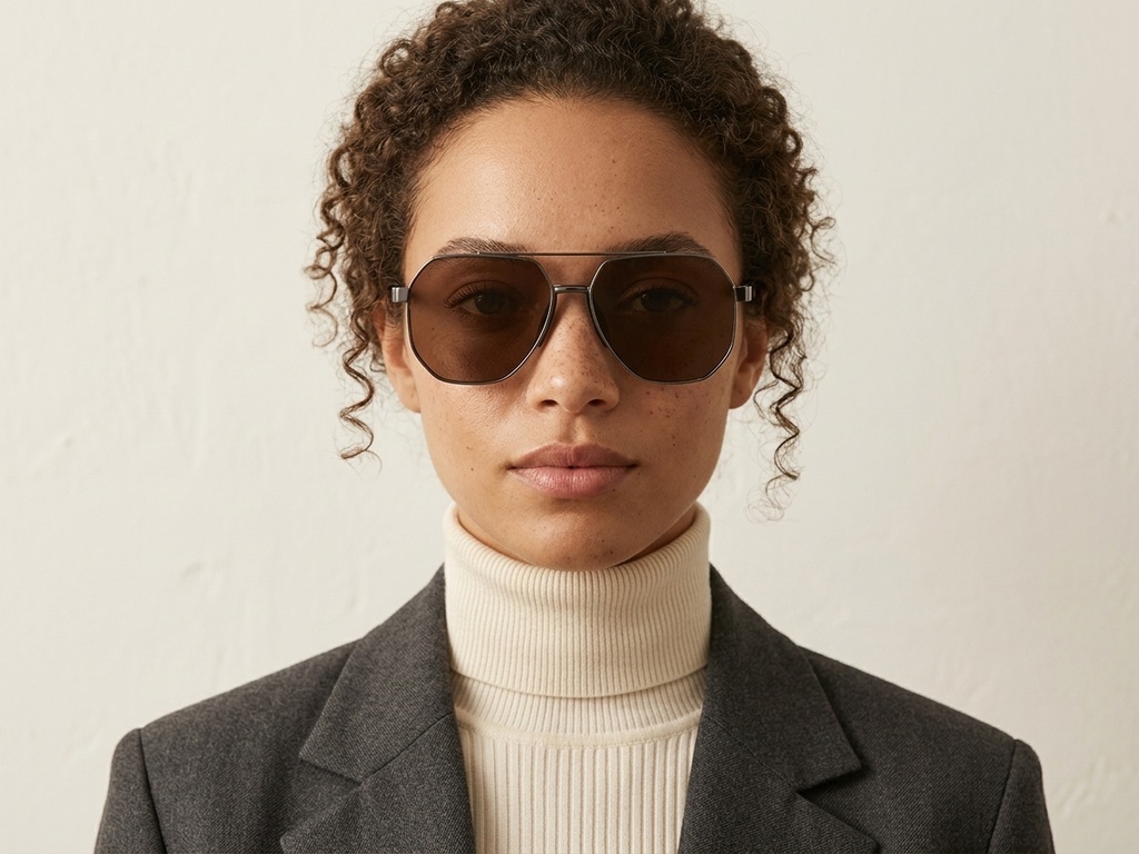 BS0824-0291_Grey_Aviator_Metal_sunglasses-tryon_female