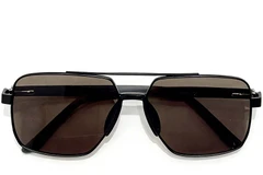 BS0824-0294_Black_Aviator_Metal_sunglasses_front