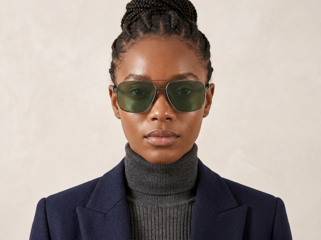 BS0824-0296_Grey_Aviator_Metal_sunglasses-tryon_female
