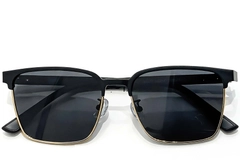 BS0824-0299_Golden_Semi-rimless_Metal_sunglasses_front