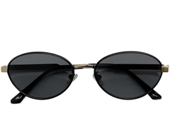 BS0824-0309_Black_Oval_Metal_sunglasses_front