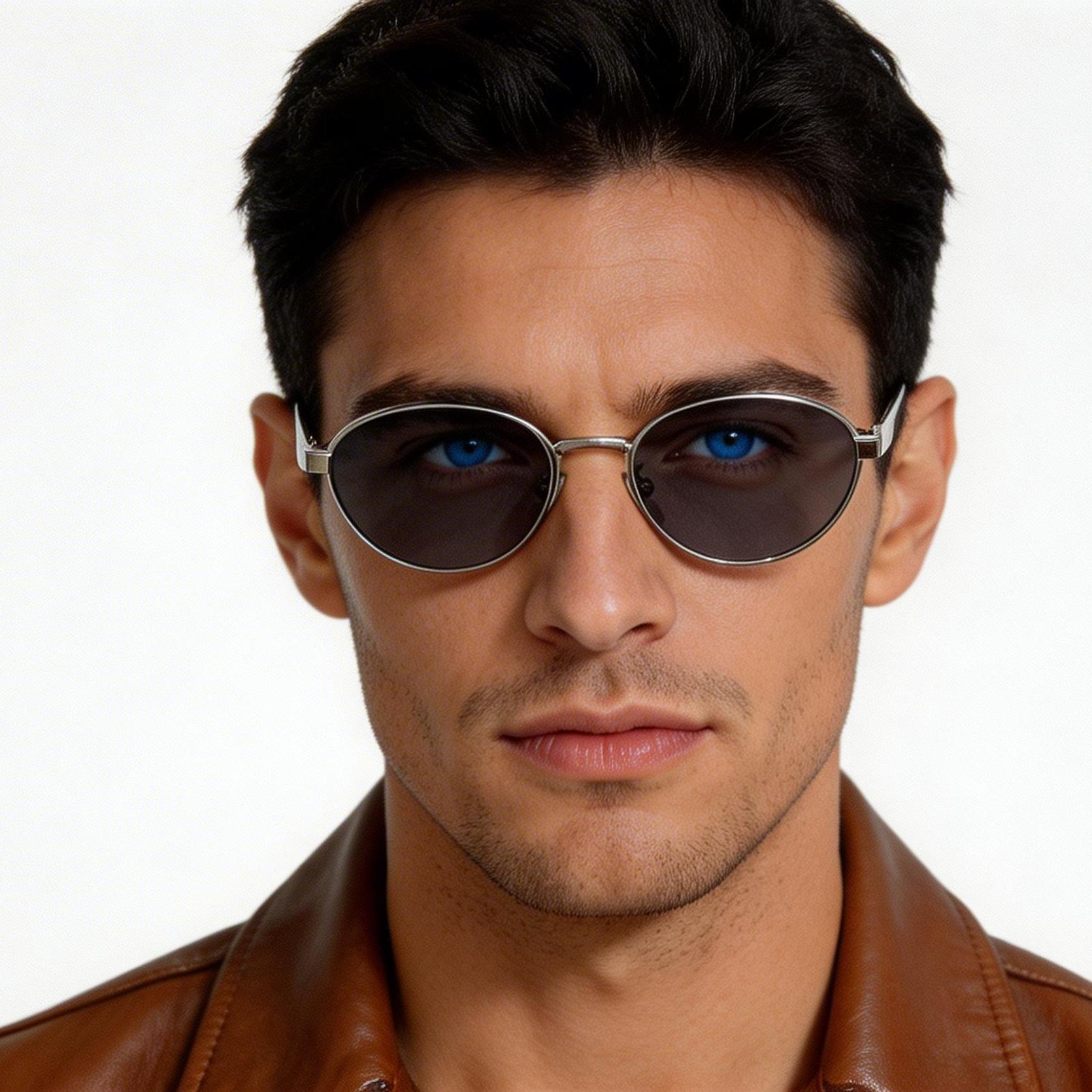 bs0824-0310_silver_oval_metal_sunglasses_model