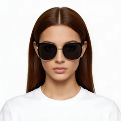 BS0824-0312_Black_Rectangular_TR90_sunglasses_model