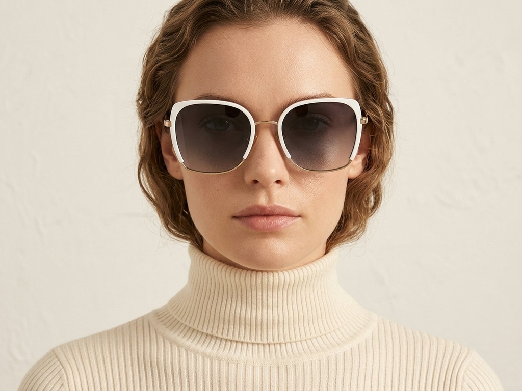 BS0824-0315_White_Rectangular_TR90_sunglasses-tryon_female