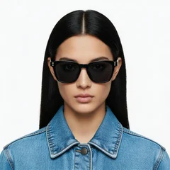 BS0824-0317_Black_Rectangular_TR90_sunglasses_model